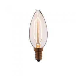 Лампа накаливания E14 40W прозрачная  - 1